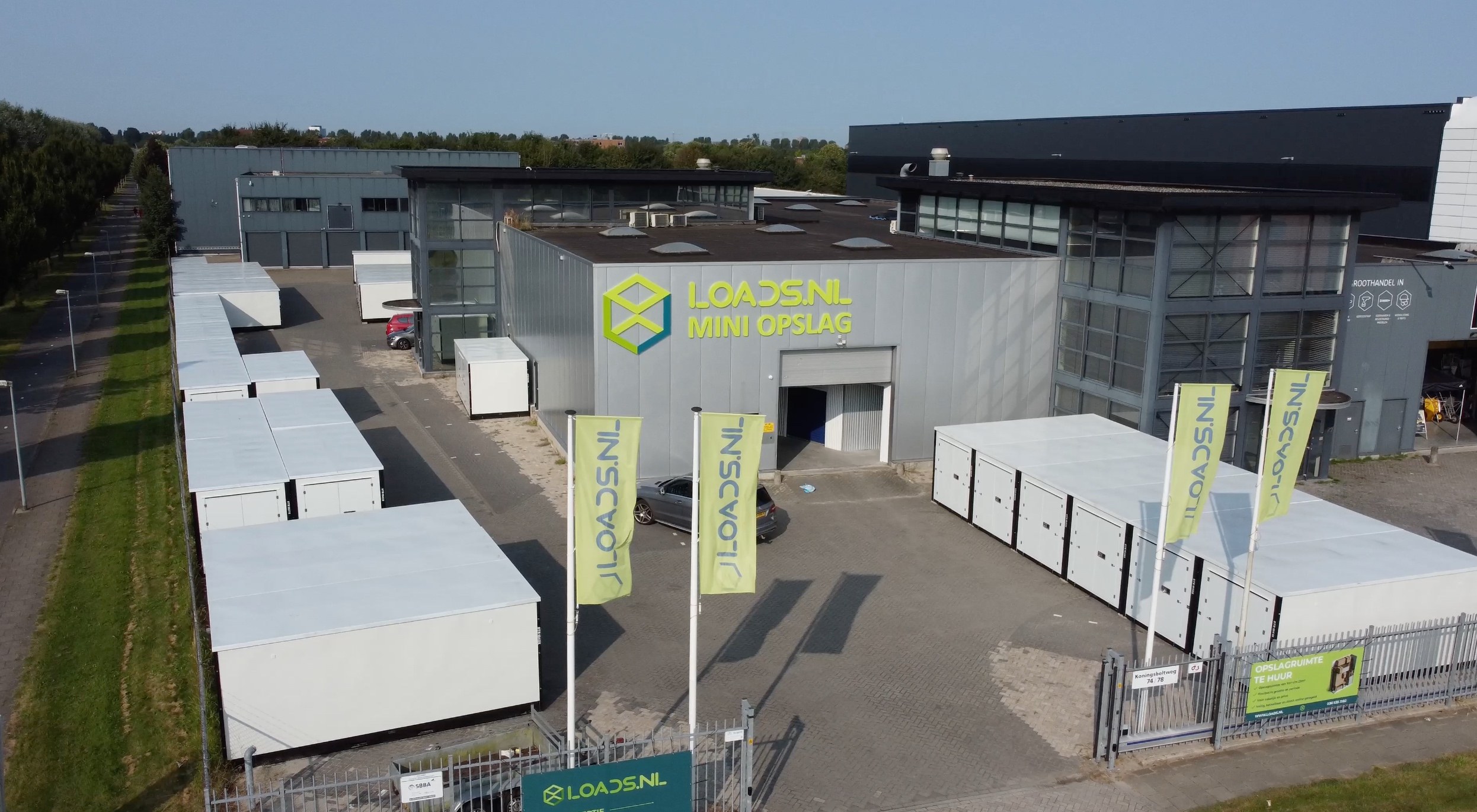 Drone foto van Loads locatie Almere 